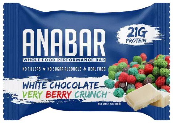 Anabar Very Berry Crunch 1 Protein Bars Final Boss Performance 21 Grams