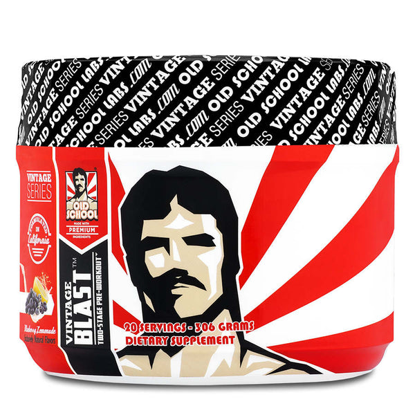 Vintage Blast Two-Stage Pre-Workout Supplement - Blueberry Lemonade - 306 Grams